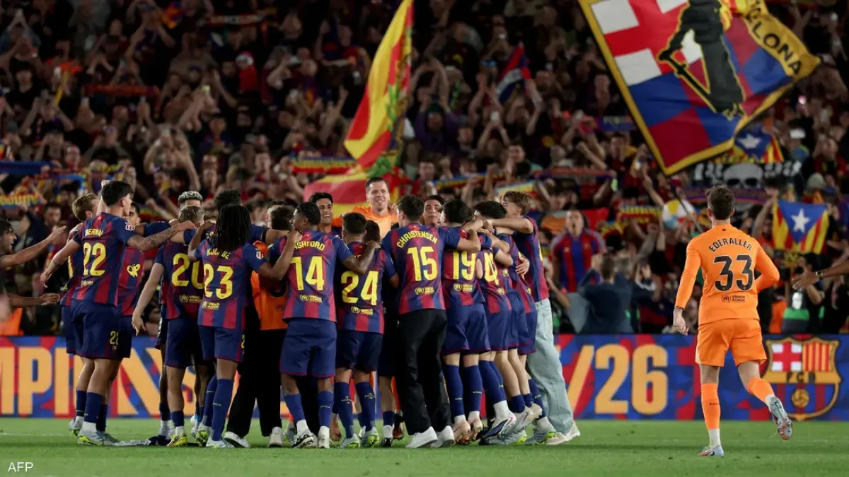 برشلونة يحسم الدوري الإسباني للمرة 29 بفوزه على ريال مدريد