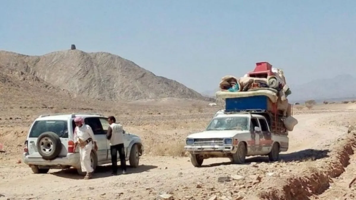 نزوح آلاف الأسر اليمنية بحثاً عن الأمان وسط تدهور الأوضاع
