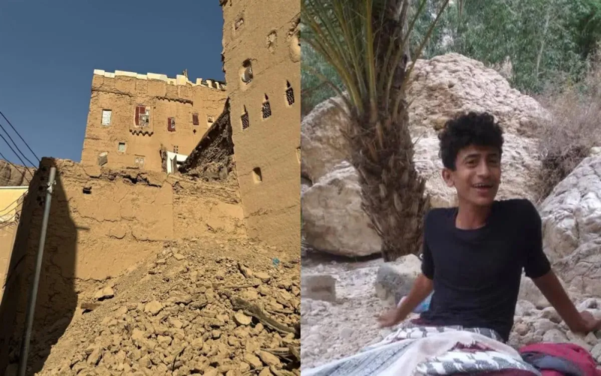 وفاة شاب وإصابة اثنين في انهيار جدار بحضرموت