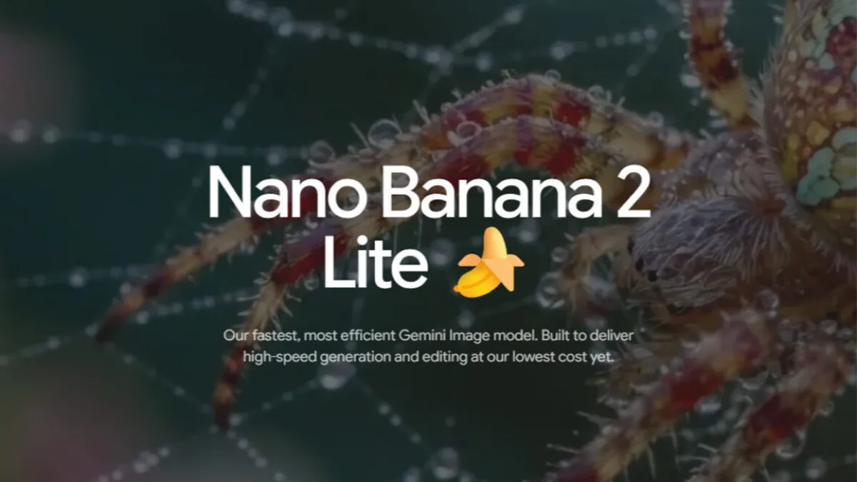 جوجل تطلق Nano Banana 2 Lite: أسرع وأوفر نموذج لتوليد الصور بالذكاء الاصطناعي