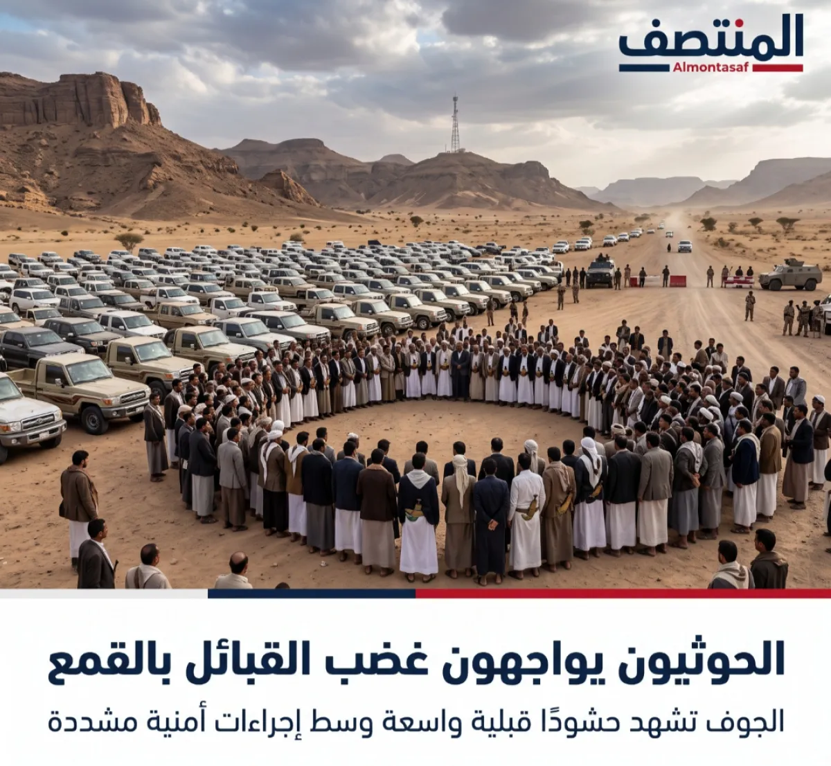 الحوثيون يواجهون غضب القبائل بالقمع .. الجوف تشتعل بالحشود والمليشيا تلجأ للحصار وقطع الاتصالات