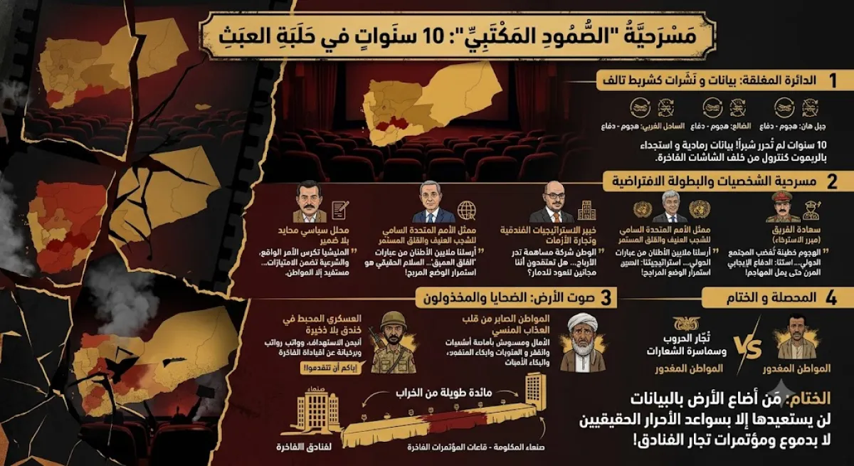 كروش الفنادق وعمائم الكهوف .. عقدٌ كامل من تمثيلية "يا حوثي اخطبني" وبرعاية رسمية من سماسرة الموت!