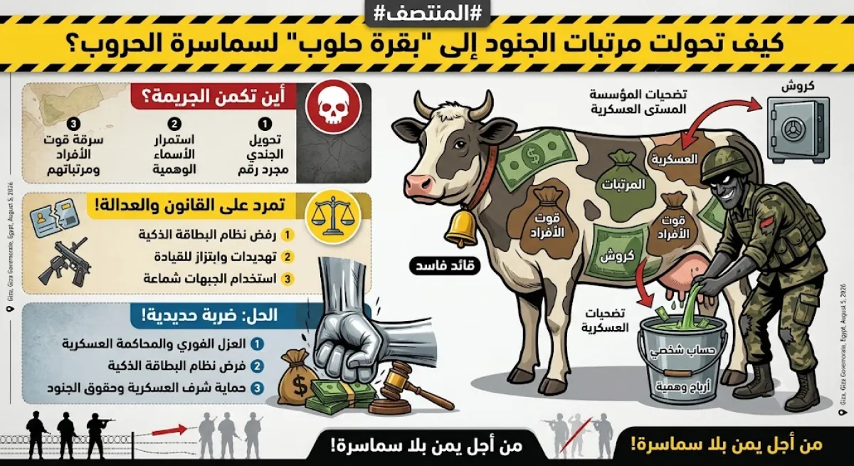 كيف تحولت مرتبات الجنود إلى "بقرة حلوب" لسماسرة الحروب؟