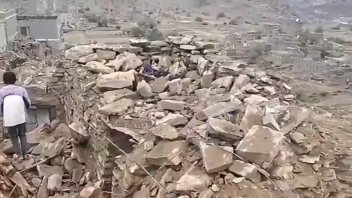 الحوثيون يفجرون حصناً تاريخياً في البيضاء