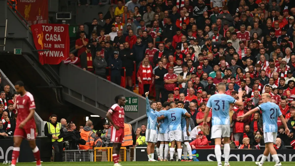 ليفربول يتعثر مجددًا ويتعادل بصعوبة مع نوتنغهام فورست