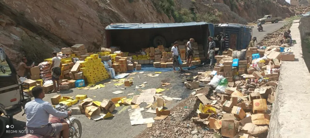 طريق تعز - عدن: أربع حوادث خلال يومين تحول الصحى - كربة إلى "مصيدة موت"